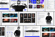 Club DJ Press Kit / EPK Template, a Resume Template by vinyljunkie (Thumbnail 3 of 8)