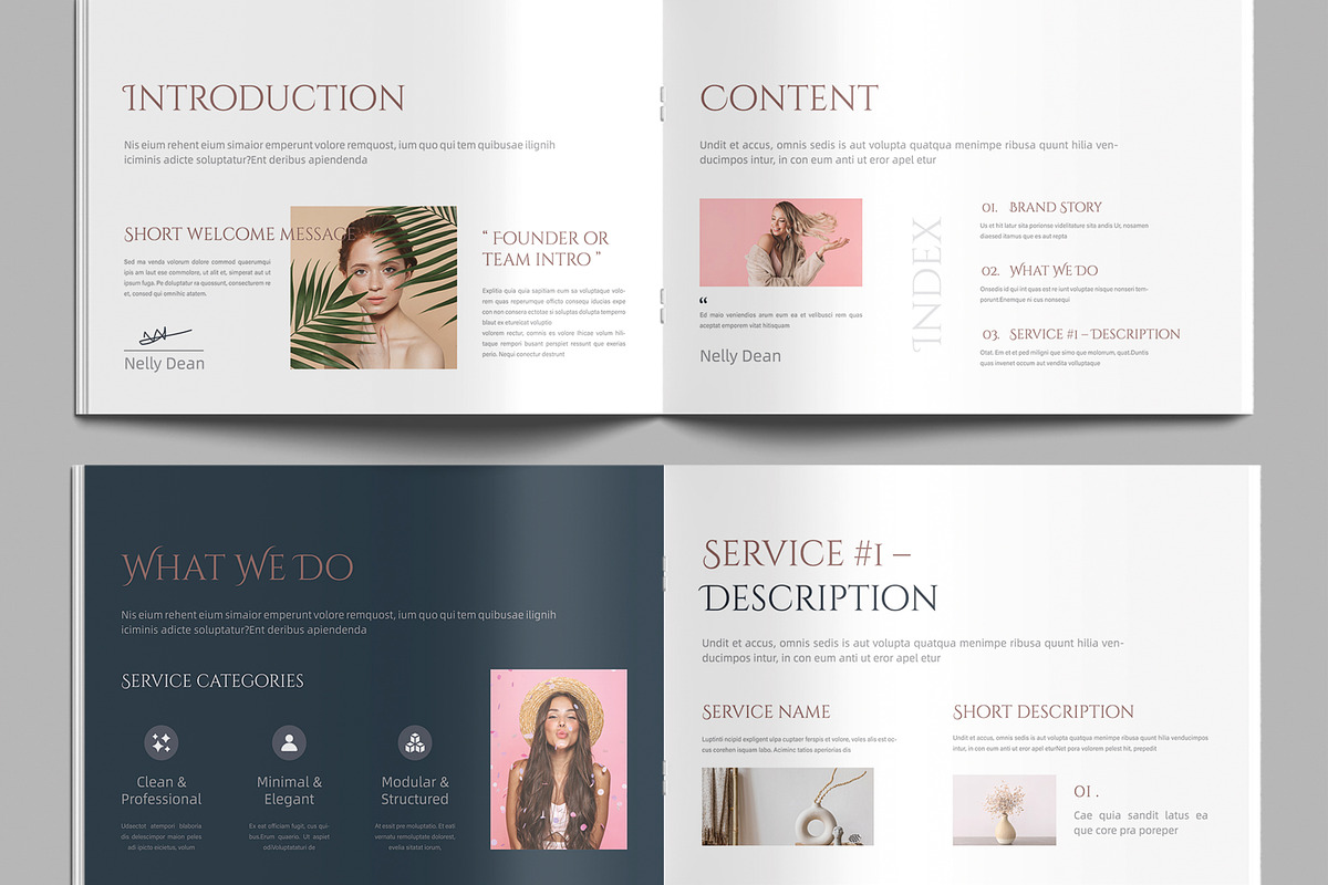 Services and Pricing Guide Book, a Brochure Template by MightyDesign (Photo 3 of 9)