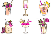 Western Bachelorette Cocktail, an Illustration by Designking (Thumbnail 2 of 5)