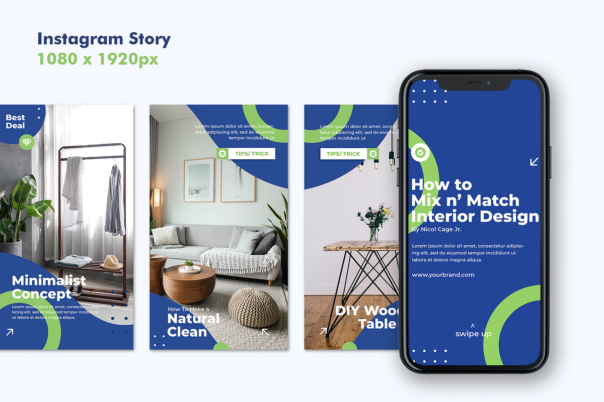 Instagram Templates - Interior, a Social Media Template by GRVS Studio