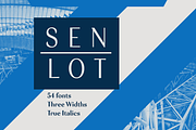 Senlot, a Sans Serif Font by insigne (Thumbnail 1 of 5)