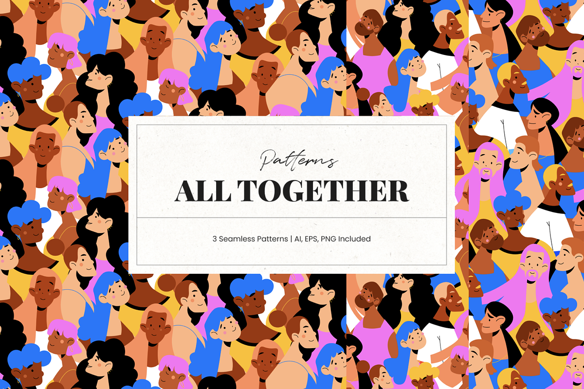 All Together Patterns, a Pattern Graphic by Promo Graphics (Photo 1 of 4)