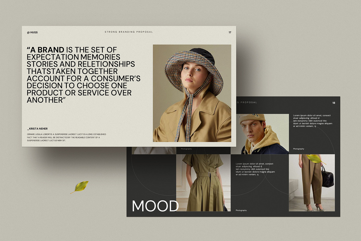 Brand Proposal Presentation Template, a Presentation Template by Dream-Lab (Photo 8 of 9)