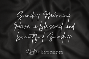 Silkstone - Handwritten Script Font