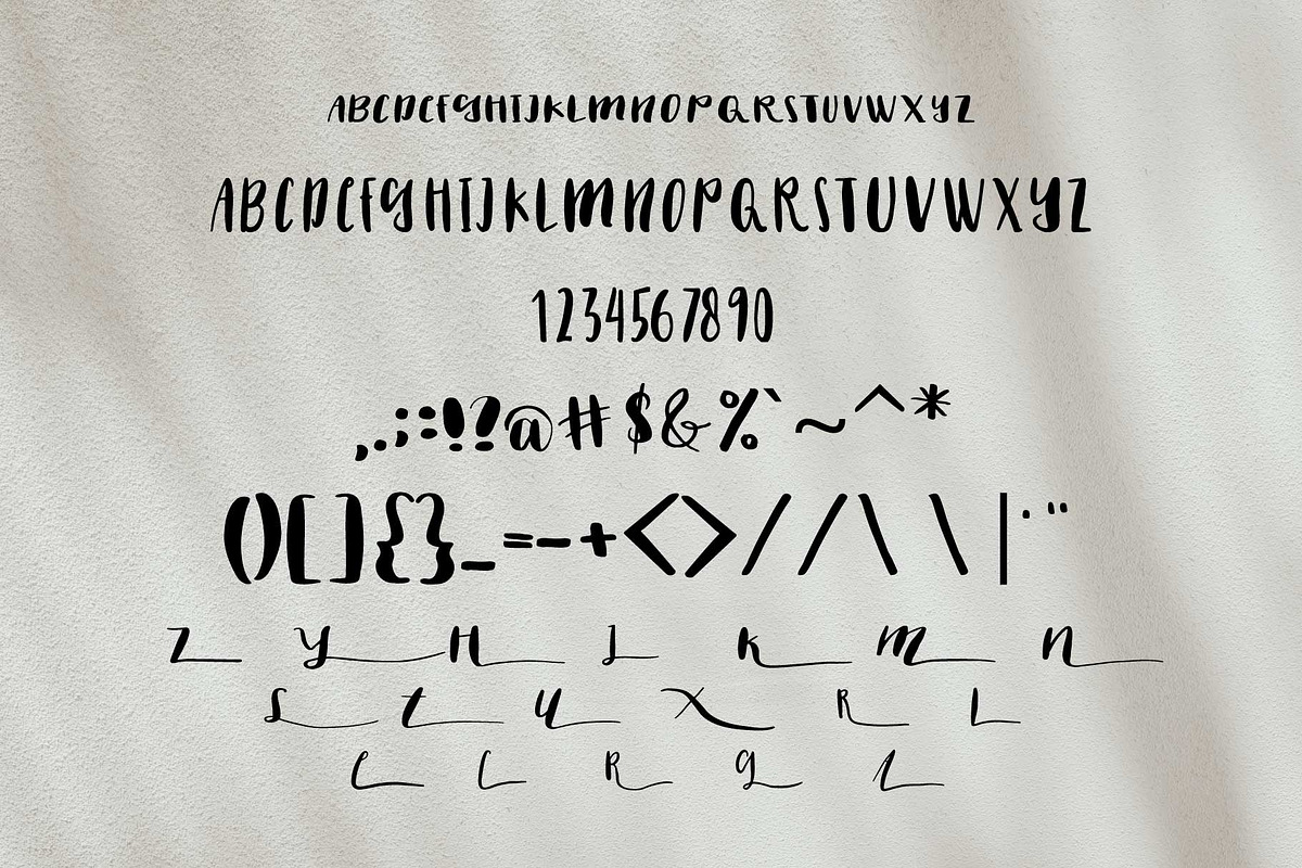 vegener font preview 4