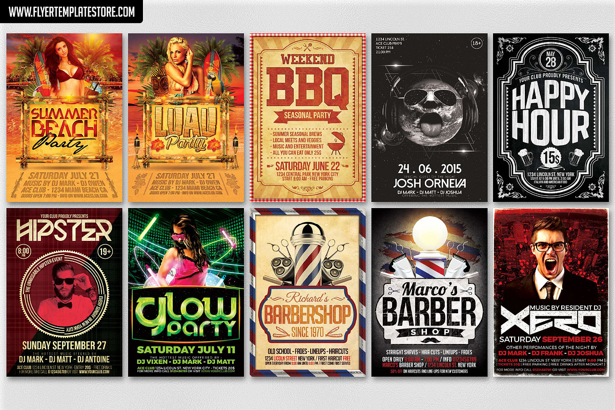 200 Flyer Templates Bundle 98% OFF !, a Flyer Template by XtremeFlyers (Photo 17 of 22)