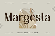 Margesta | Elegant Modern Sans, a Sans Serif Font by Masyafi Studio (Thumbnail 1 of 8)