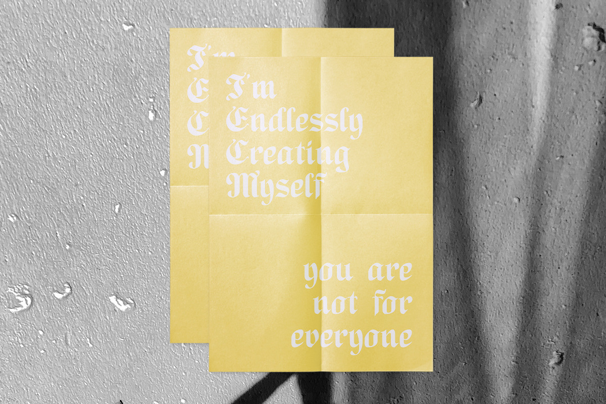 Awake - Blackletter Groovy, a Blackletter Font by ClevUs (Photo 5 of 12)