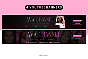 YouTube Branding Kit for Canva, a Social Media Template by Studio Eburnean (Thumbnail 5 of 9)
