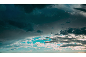 4k Cloudy Rainy Sky With Rain Heavy, a Nature Photo by Our Amazing World