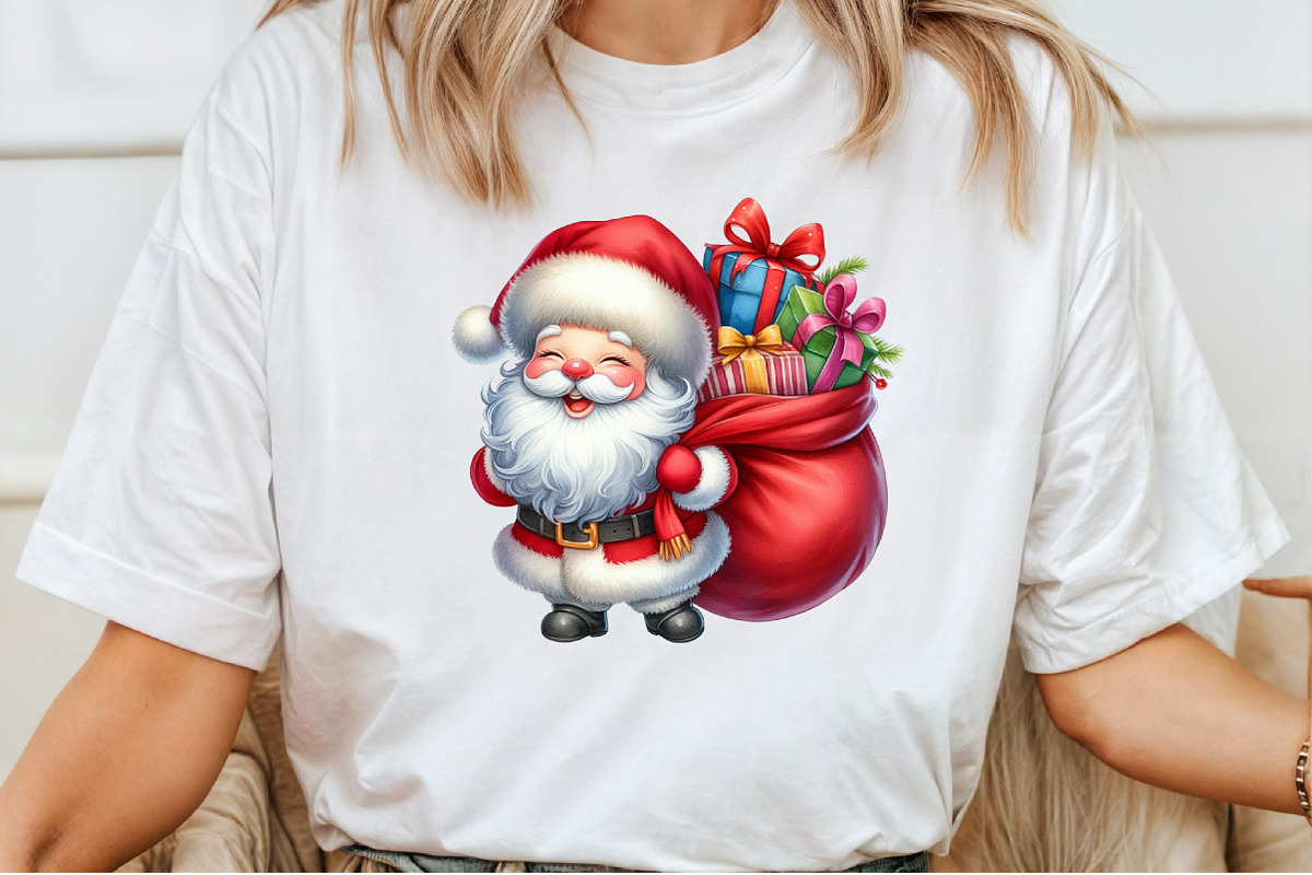 Cute Christmas Clipart Bundle, an Illustration by Pixels.Craft (Photo 6 of 7)