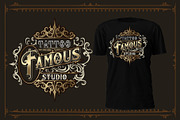 MORGANTATTOO + EXTRAS, a Blackletter Font by dansdesign (Thumbnail 3 of 6)