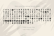 Watercolor Garden Photoshop Stamps, a Brush Add-On by Sweet Fig (Thumbnail 2 of 8)