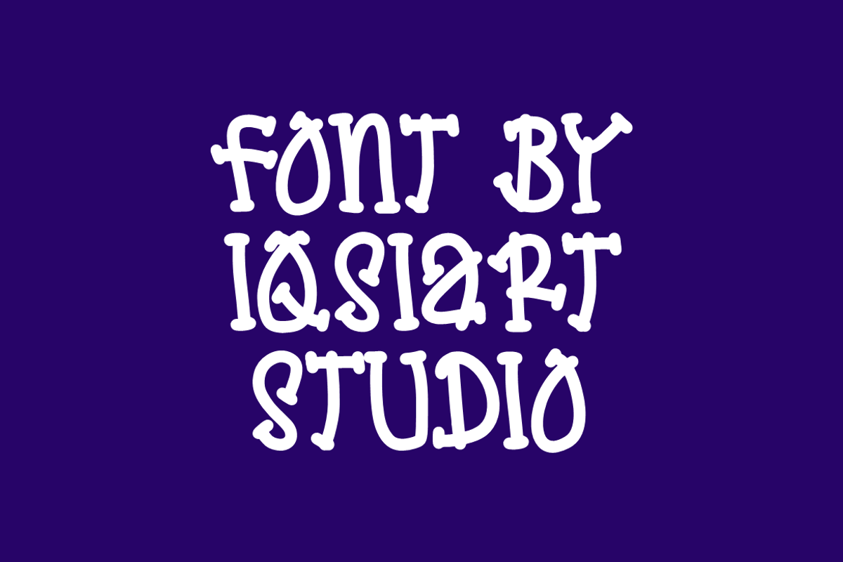 Horsa Scary - Halloween Font, a Slab Serif Font by Iqsiart Studio (Photo 2 of 7)