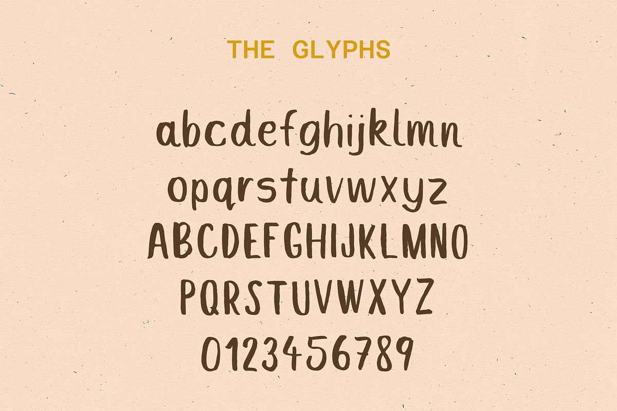 Lemon cake brush font, a Sans Serif Font by zansari foundry (Photo 3 of 5)