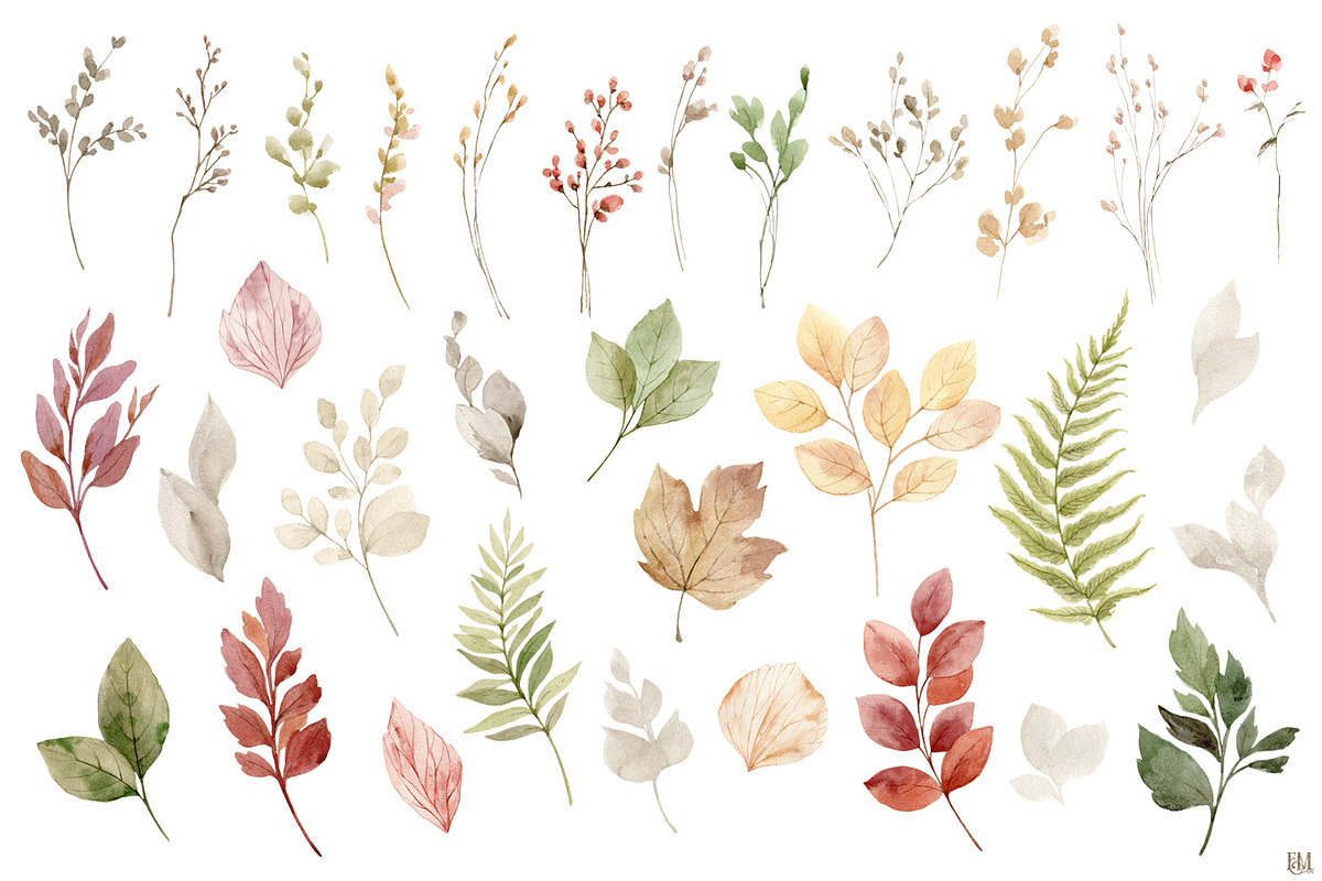 Watercolour Delicious Autumn., a Decorative Illustration by Elena Medvedeva (Photo 6 of 10)