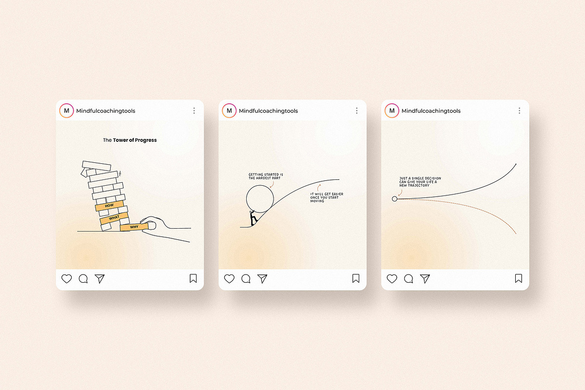Coaching Growth Mindset Insta Posts, a Social Media Template by AndrewPixel (Photo 22 of 22)