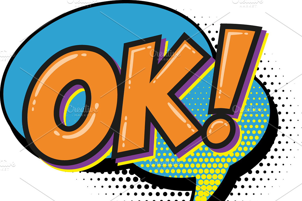 Comic speech bubbles, an Object Illustration by Woters little shop (Photo 6 of 25)