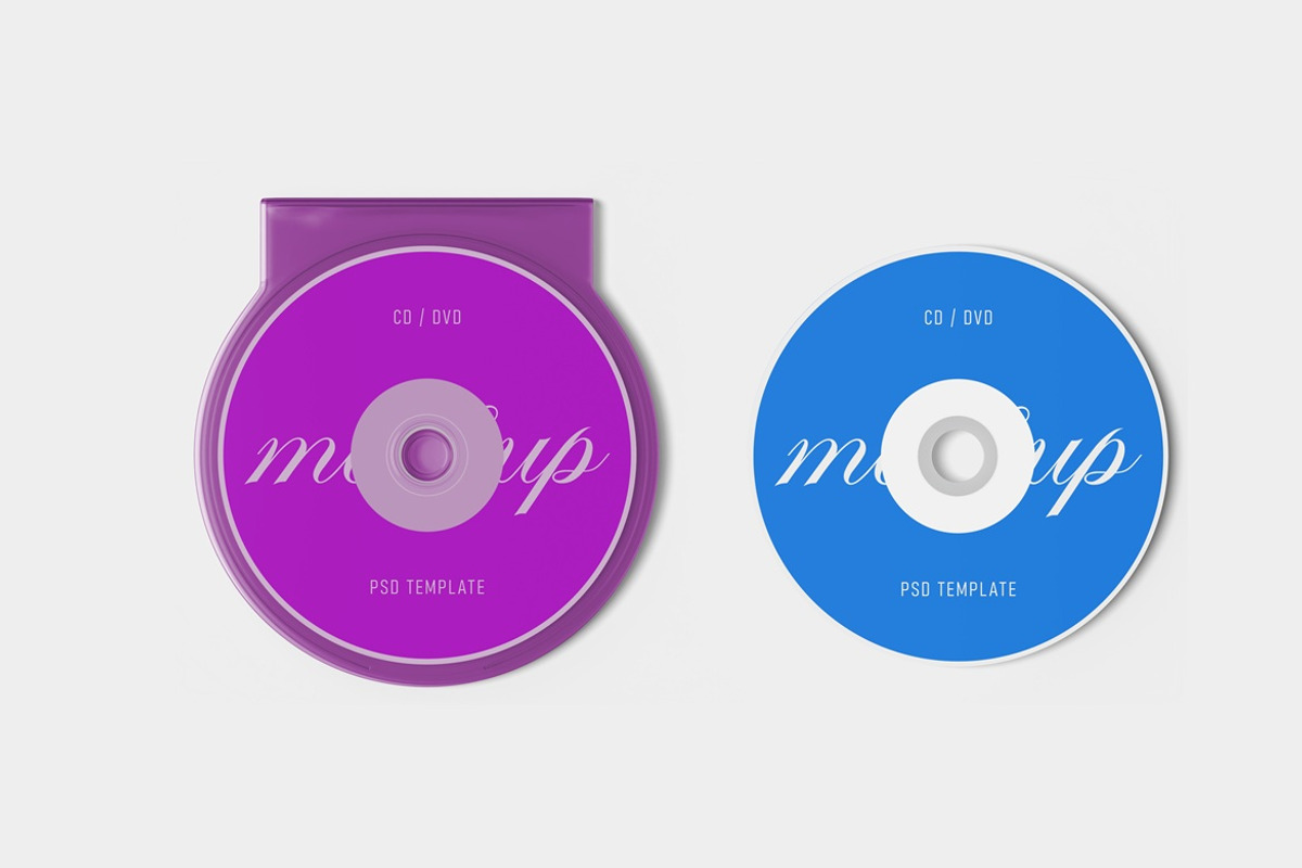 CD - DVD Packaging Mockup, an Advertising Mockup by Pexelyou (Photo 3 of 6)