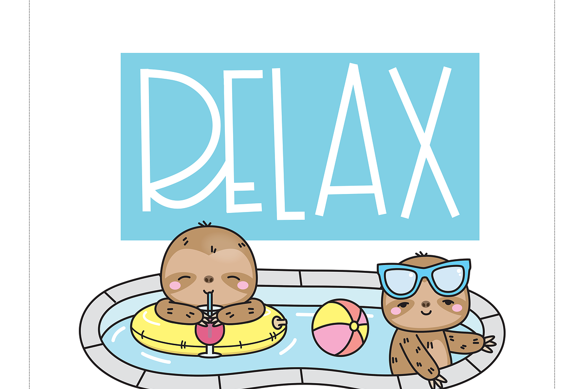 Floaties - A Cute Handwritten Font preview 2