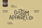 Brilout Display Font, a Sans Serif Font by Aktab Studio (Thumbnail 6 of 12)