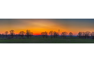 Landscape of green wavy field with a, a Background Photo by Lukas Jonaitis SHOP