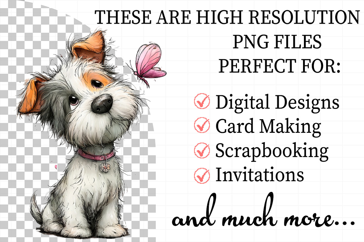 Whimsical Spring Dogs Clipart, an Illustration by Daily.Designs (Photo 2 of 7)