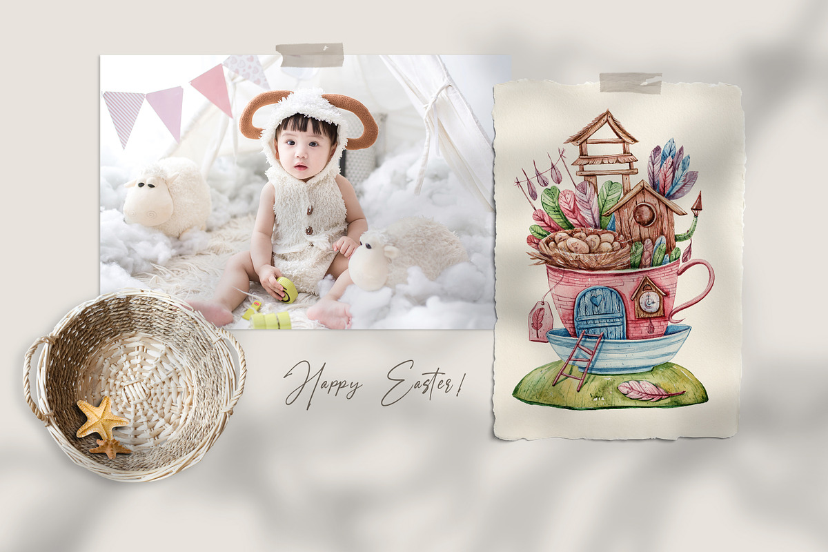 SALE! Watercolor Fairy tale cottage, a Decorative Illustration by Tiana Geo (Photo 12 of 13)
