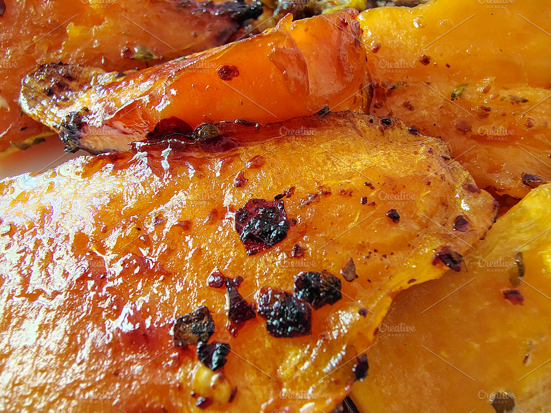 Just cooked sweet potatos close-up shot, a Food & Drink Photo by DanFLCreativo