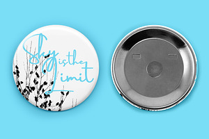 2.5 Circle Button Magnet Mockup