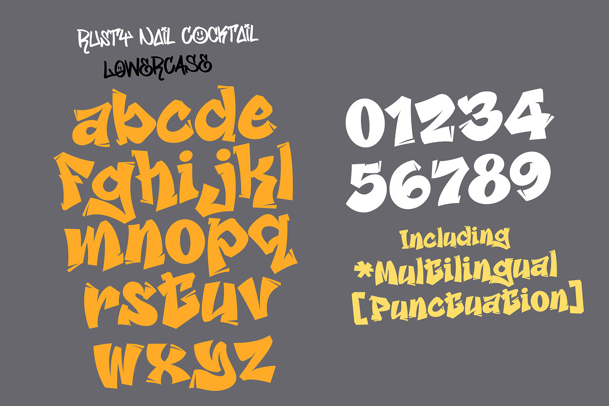Rusty Nail Cocktail, a Sans Serif Font by BBtypeStudios (Photo 10 of 11)