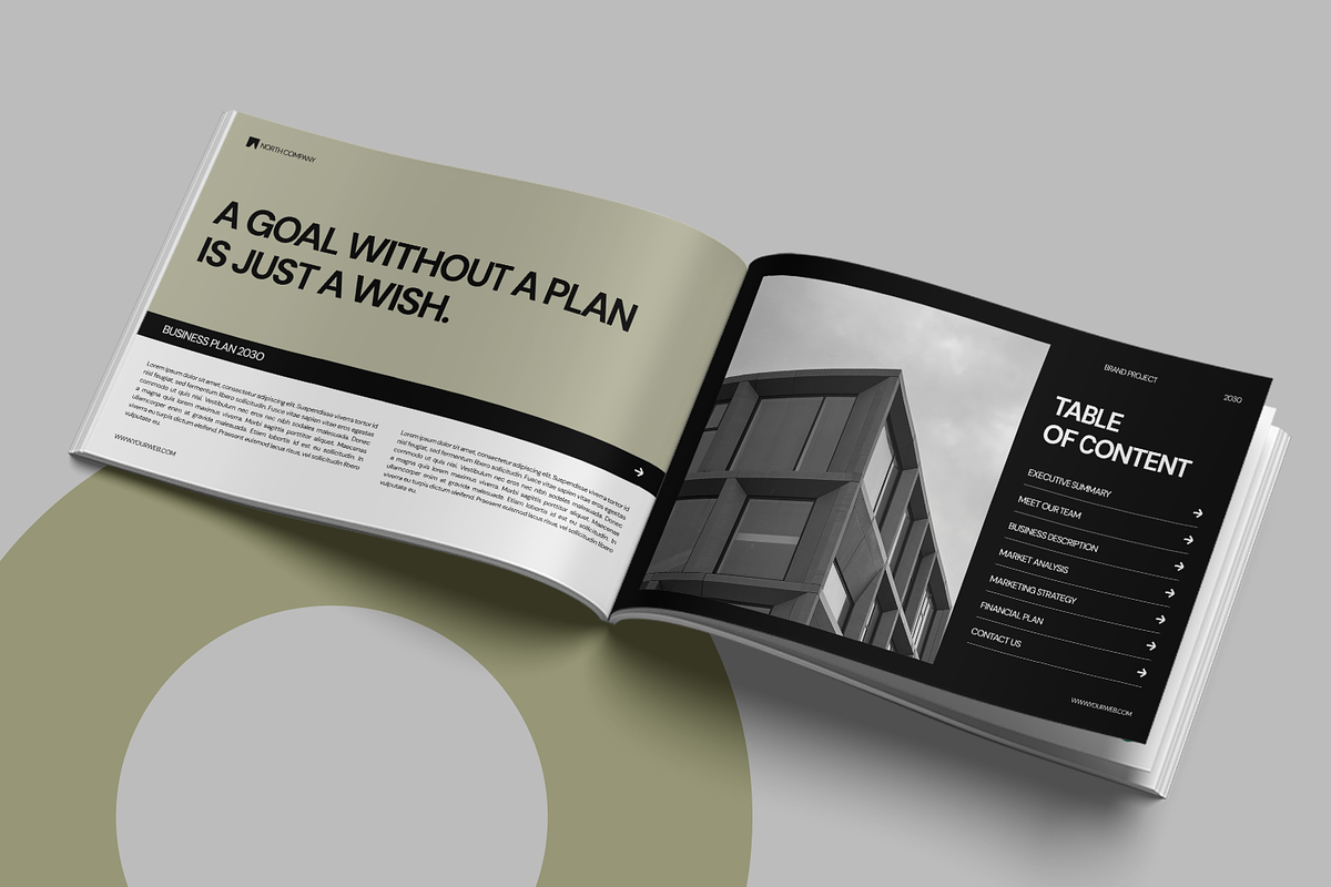 Business Plan Landscape, a Magazine Template by Haps Space (Photo 2 of 6)