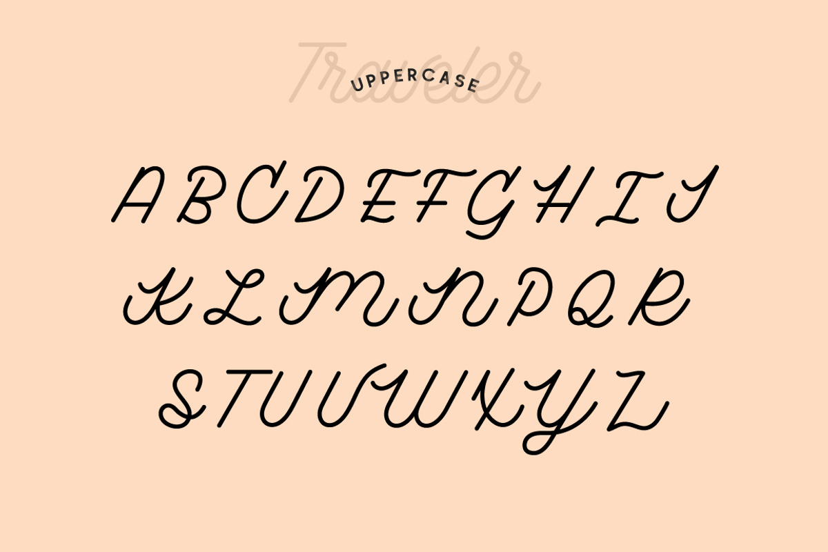 Traveler - Script & Sans Serif Duo, a Script Font by The Routine Creative (Photo 5 of 10)