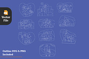 Mother’s Day 10 Vector Illustration, a Seasonal Illustration by Peacock_design (Thumbnail 2 of 5)