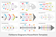 Fishbone diagram PowerPoint template, a Presentation Template by GraphicStan (Thumbnail 3 of 5)