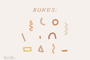 THE SHAPE FONT / Bonus Illustrations