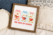 Funny Preppy 100Days of School Goose, an Illustration by Libby Wishes (Thumbnail 6 of 6)