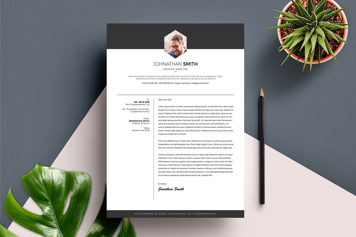 Minimal Resume, a Resume Template by SmmrDesign