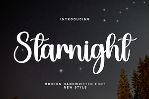 Starnight Script Font