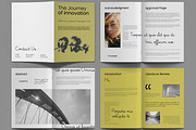 Contemporary Research Report, a Brochure Template by ContestDesign (Thumbnail 2 of 3)