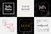 Feminine Logo Creator Square Edition, a Branding & Logo Template by Mats-Peter Forss (Thumbnail 4 of 11)