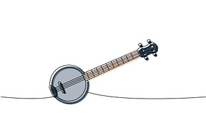 American Banjo, String Guitar One