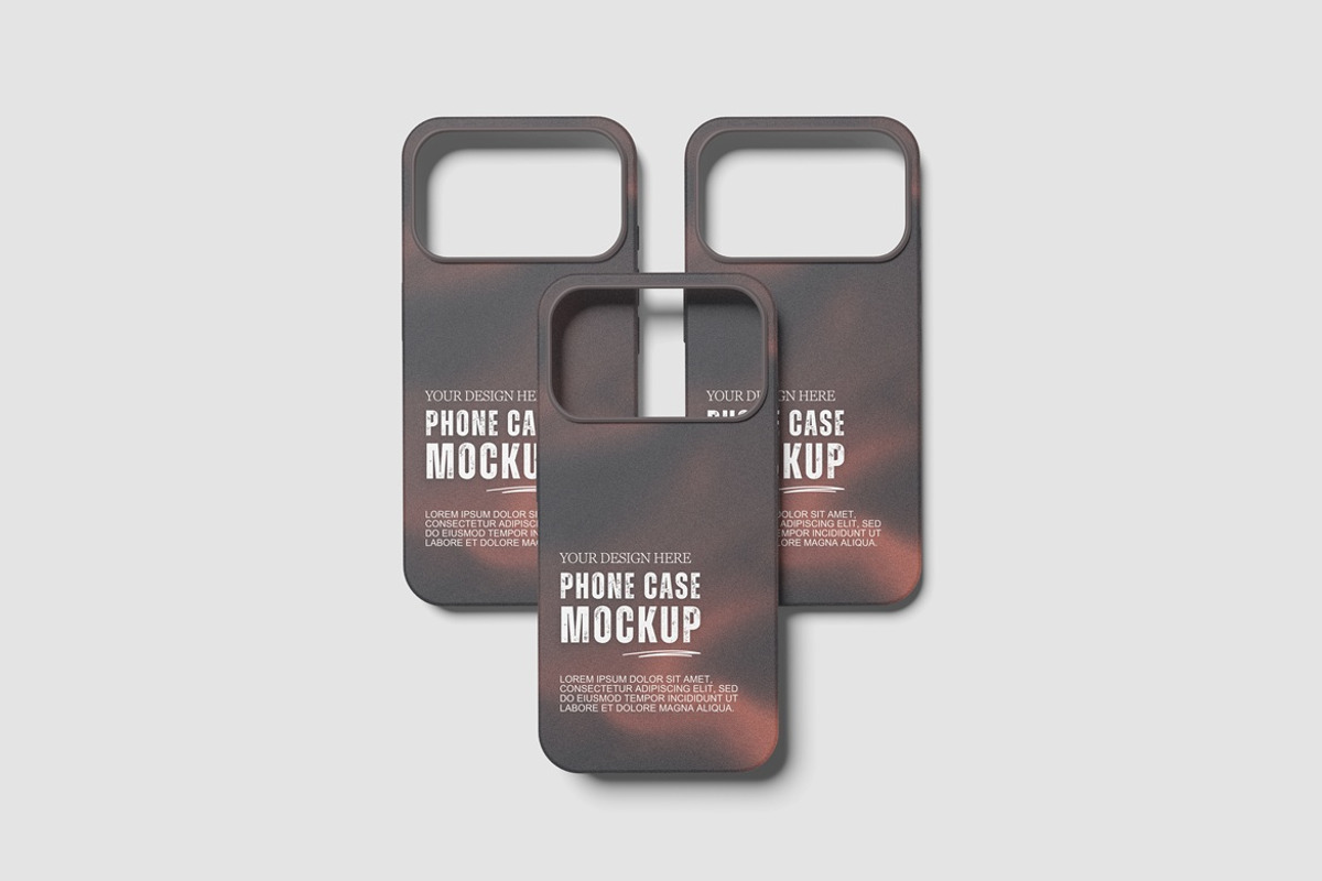 High Quality Case Phone Mockup, an Advertising Mockup by AndikaGraphic (Photo 3 of 5)