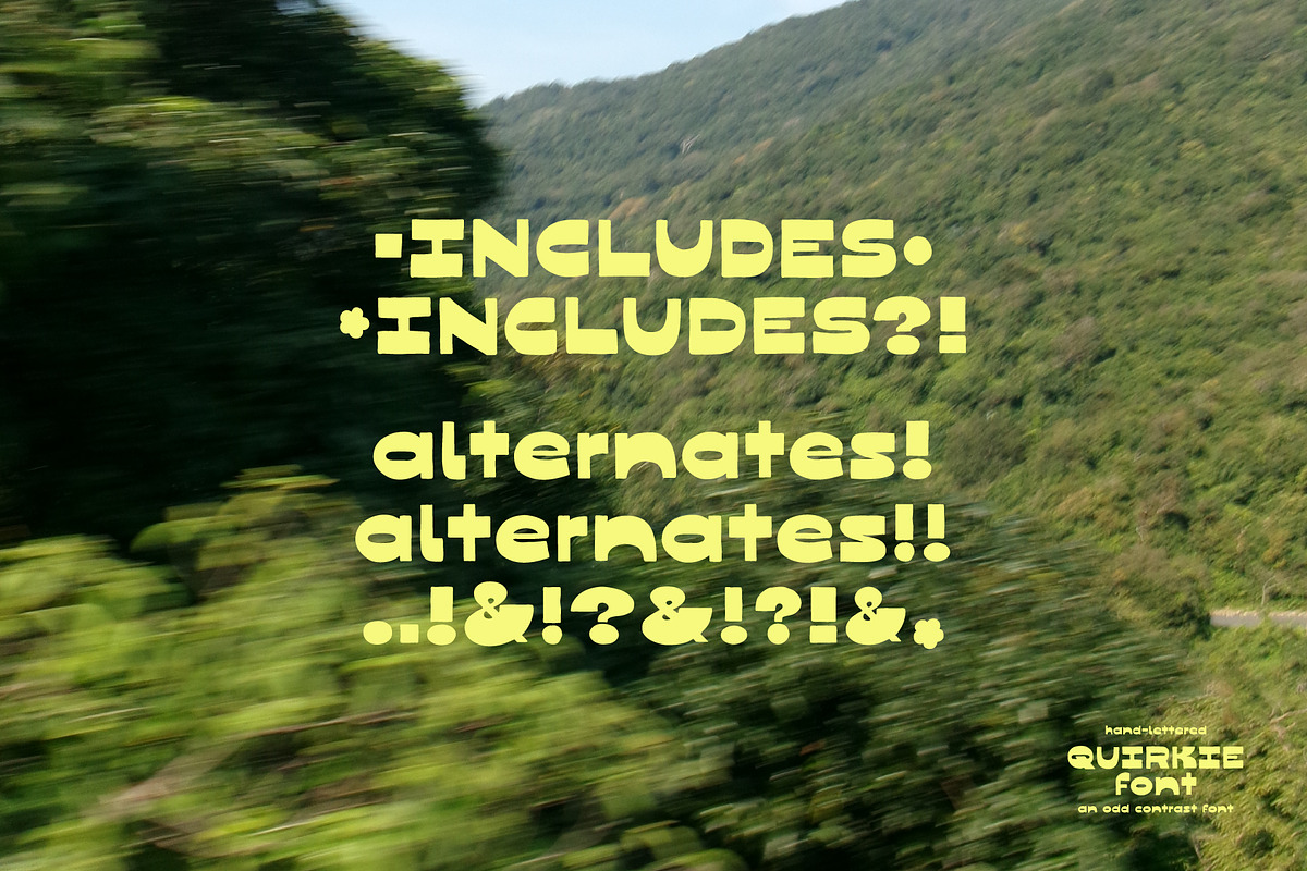 Quirkie - Odd Contrast Font, a Font by Studio Funshop by Kelli (Photo 3 of 11)