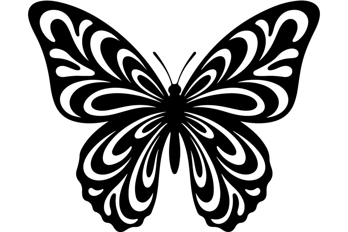 Elegant Butterfly Silhouette, an Object Graphic by Creativeshirt (Photo 12 of 17)