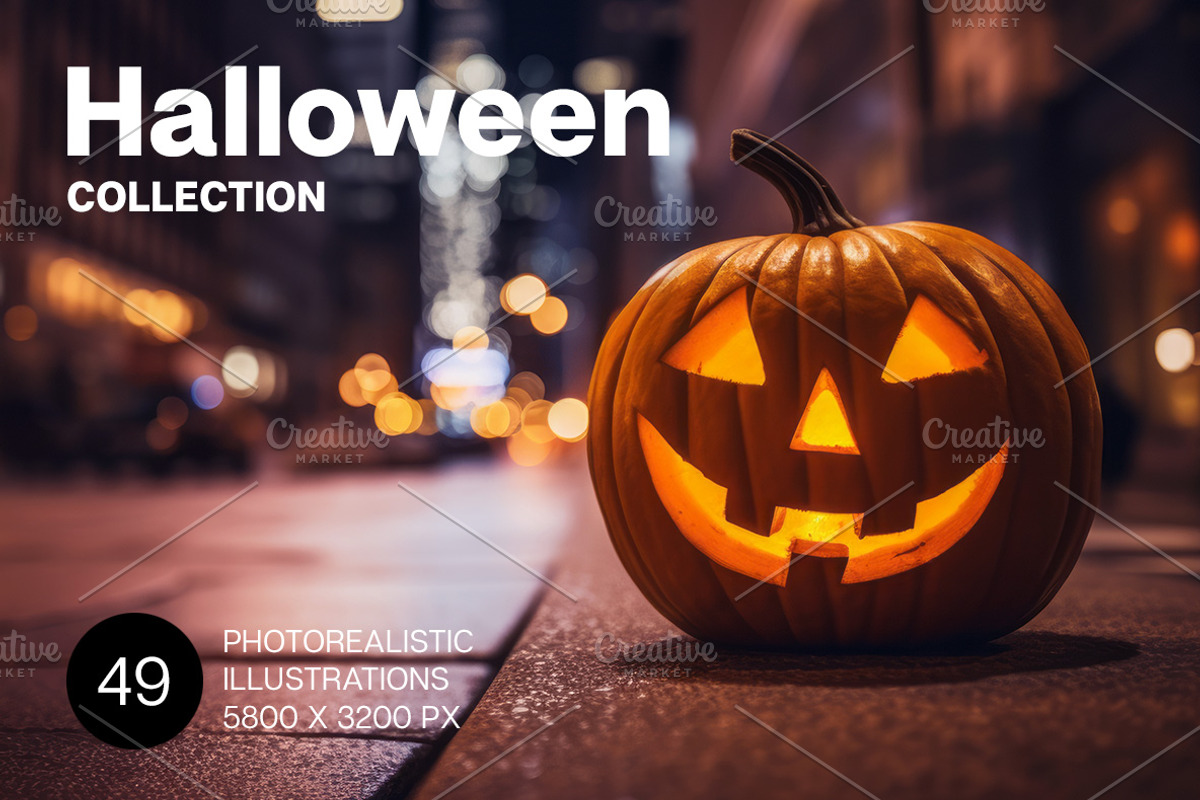 Halloween. 49 images, a Holiday Photo by Handmadefont (Photo 1 of 12)