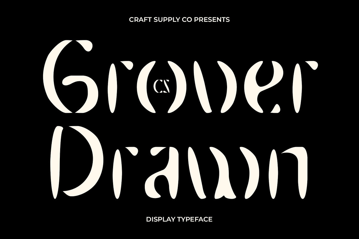 CS Grover Drawn, a Sans Serif Font by Craft Supply Co. (Photo 1 of 8)