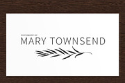 Mary Townsend Photography Logo PSD, a Branding & Logo Template by Studio 365 Designs (Thumbnail 2 of 2)
