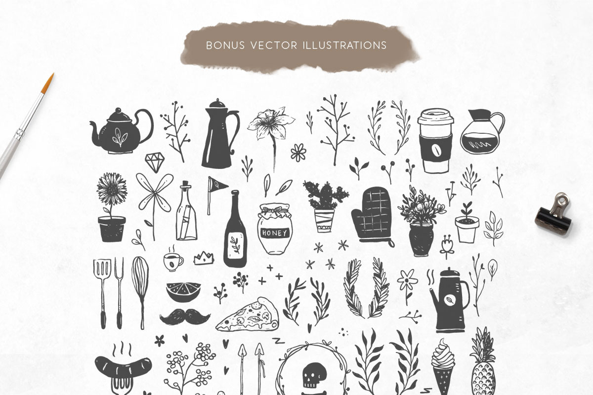 Mient Font + Bonus Illustration preview 5