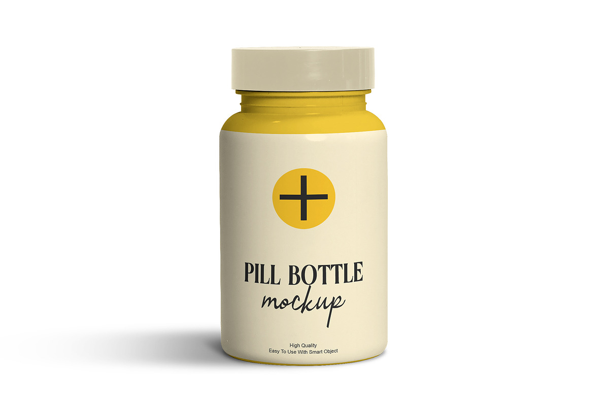 Pills Bottle Mockup, a Packaging Mockup by mockupbuys (Photo 3 of 7)